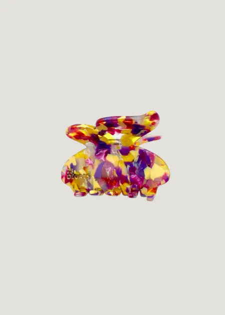 Pince à cheveux en acétate | multicolor "Pince papillon - sunny - sun61", 23 Degres