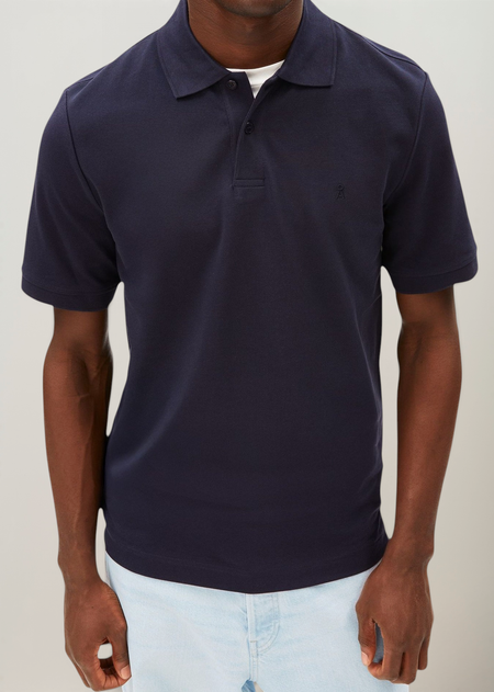 Poloshirt aus Bio-Baumwolle | Marineblau "Maario poloshirt - night sky", Armedangels