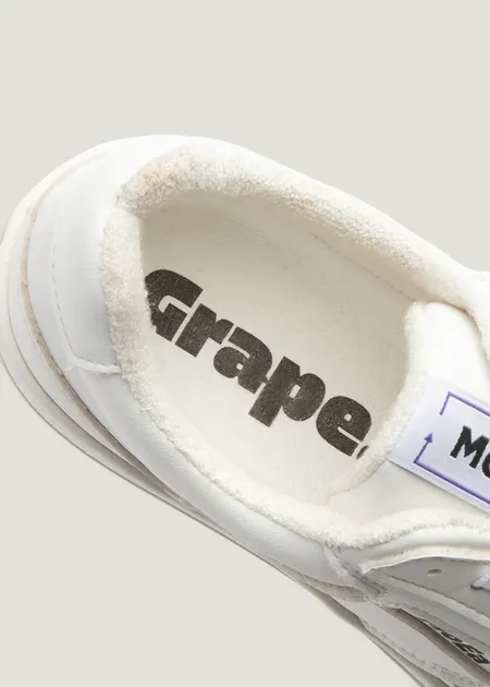 Baskets vegan en matière végétale | blanc "gen 1 corn full white", Moea, photo 5