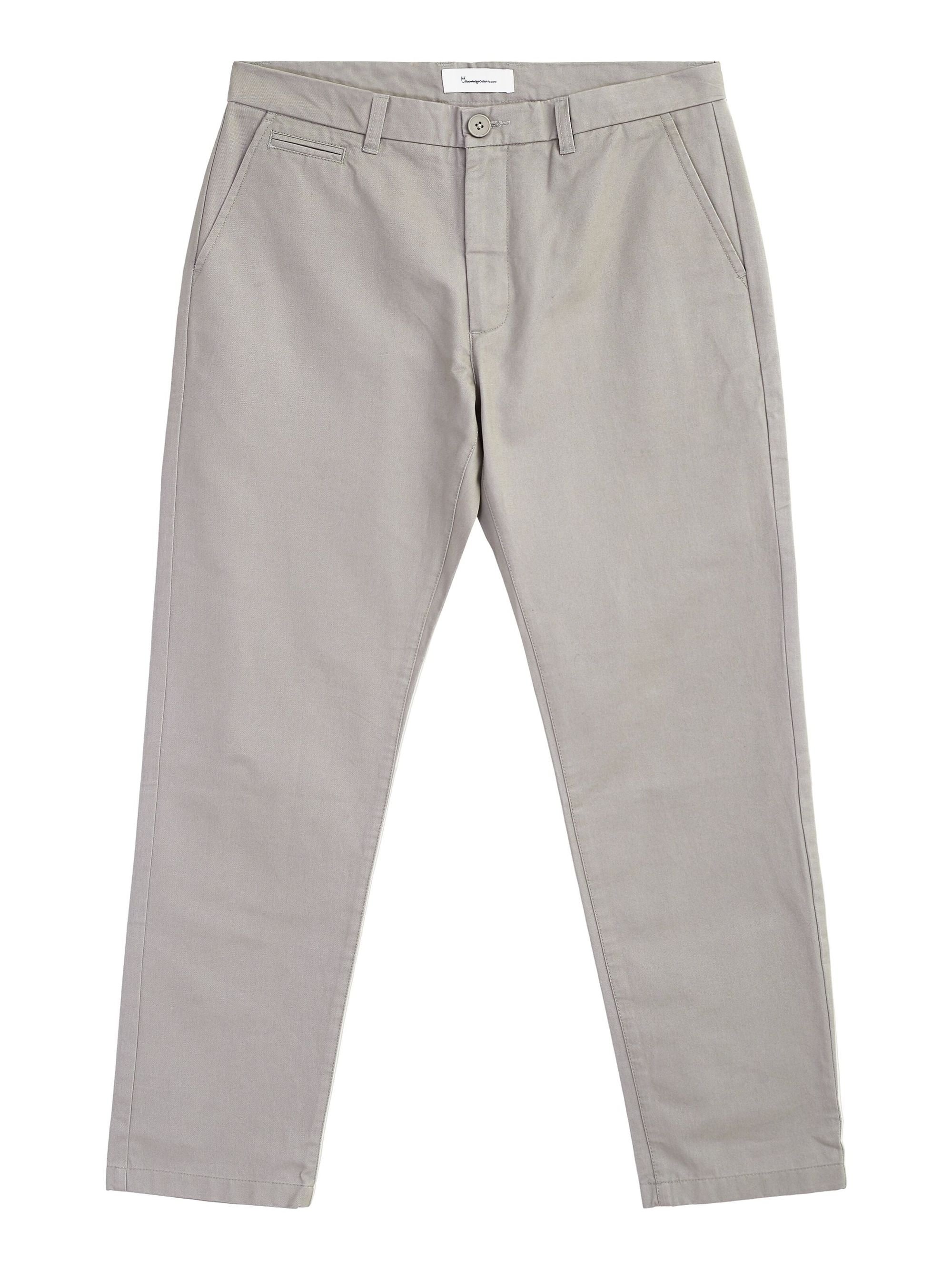 Chino en sergé de coton bio | gris "chuck regular chino twill alloy", Knowledge Cotton Apparel, photo 6