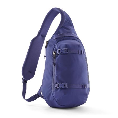 Sac bandoulière en matière recyclée | violet "atom sling 8l - solstice purple"