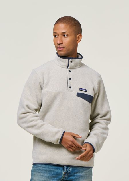 Polaire en matières recyclées | beige "wynch snap-t- otsm" - Patagonia