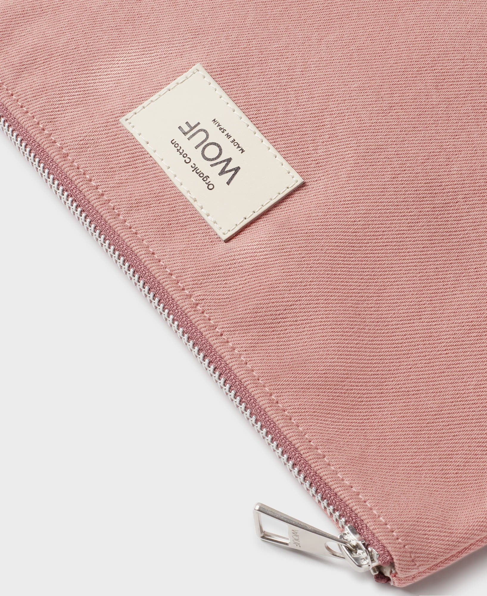 Pochette en coton bio | rose "sunrise pouch", Wouf, photo 3