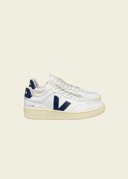 Baskets en cuir certifié | blanc "v-90 o.t leather extra white nautico