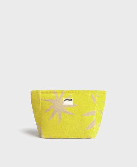 Trousse de toilette en coton bio | beige "fuerteventura toiletry bag - fuerteventura"