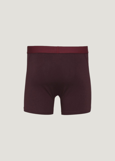 Boxer uni en coton bio | bordeaux "oxblood red", Colorful Standard, photo 3