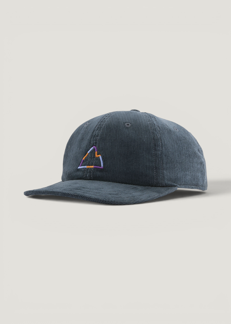 Casquette velours en coton bio | bleu "Corduroy cap - fmsb"