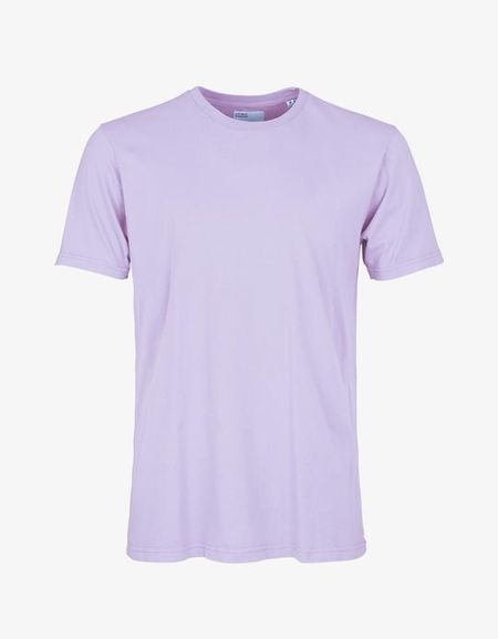 T-shirt lilas en coton bio - soft lavender