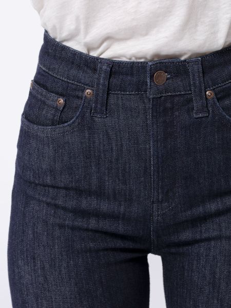 Jean skinny taille haute brut en coton bio - hightop tilde dark navy, Nudie Jeans, photo 5