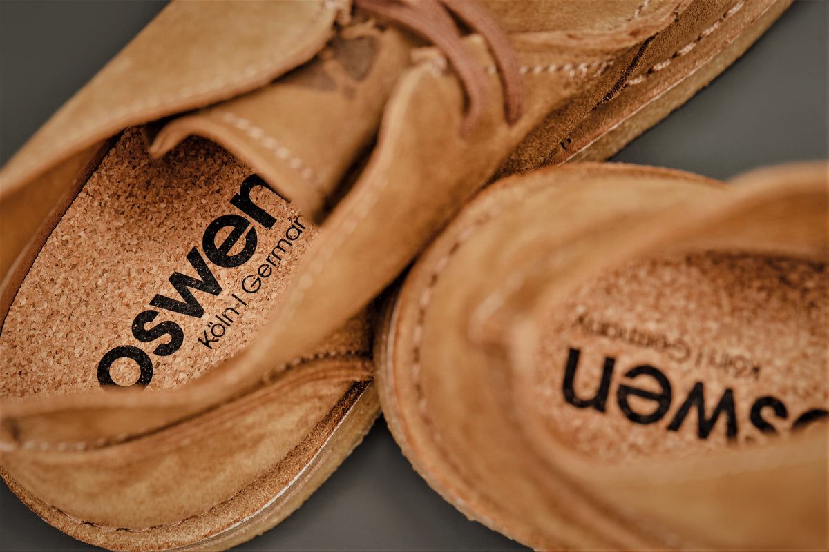 Stiefelette aus zertifiziertem Veloursleder | Camel "ewaldi suede - chestnut", Oswen, Foto 4