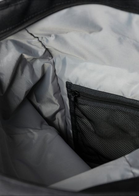 Sac à dos 26l en matières recyclées | noir "icon rolltop backpack l - black/ black with black leather", Sandqvist, photo 6