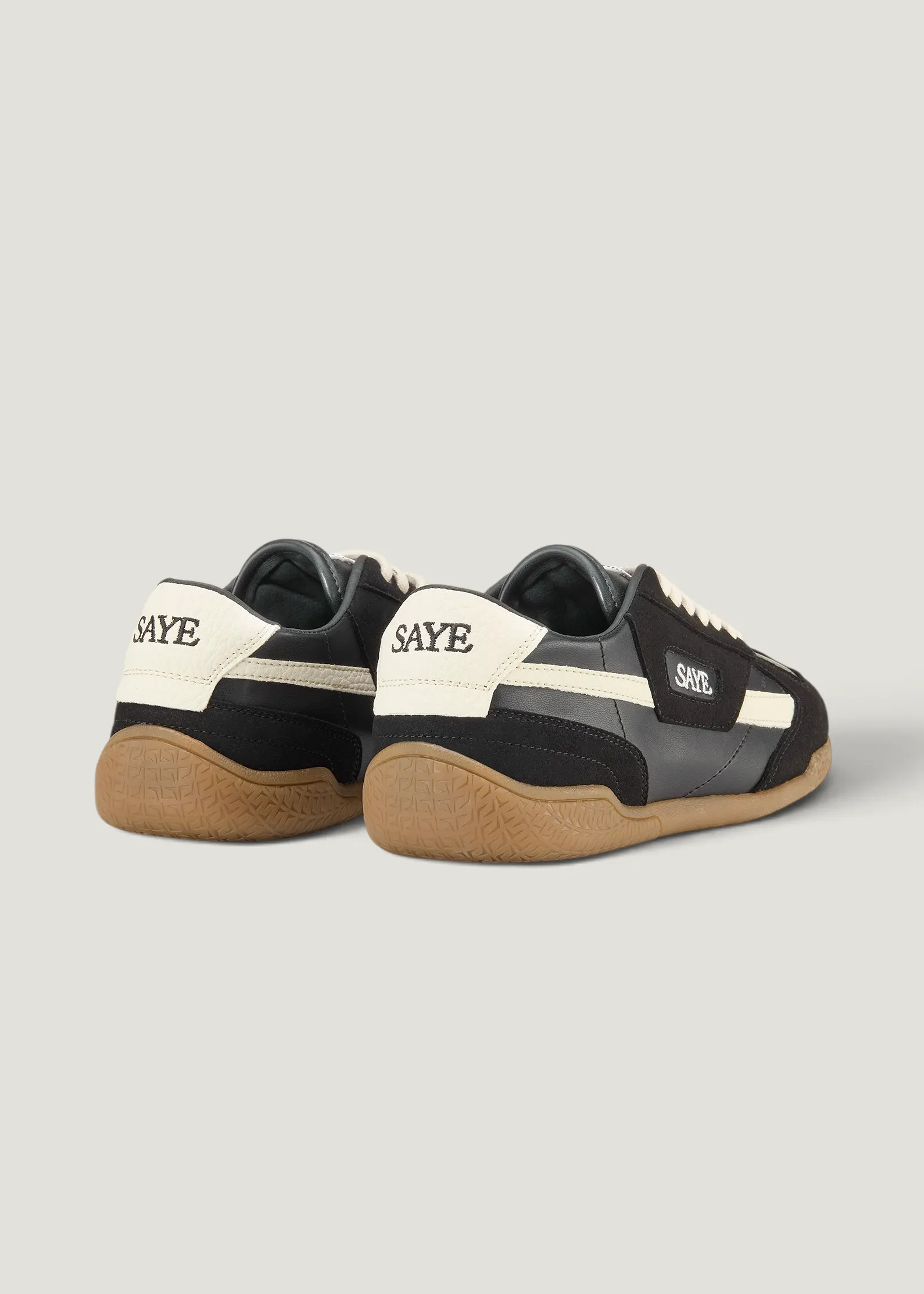Baskets vegan | noir "M26 dawn - lignify black & white", SAYE, photo 4