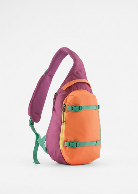 Sac bandoulière en matière recyclée | vert "atom sling 8l - fdmg"