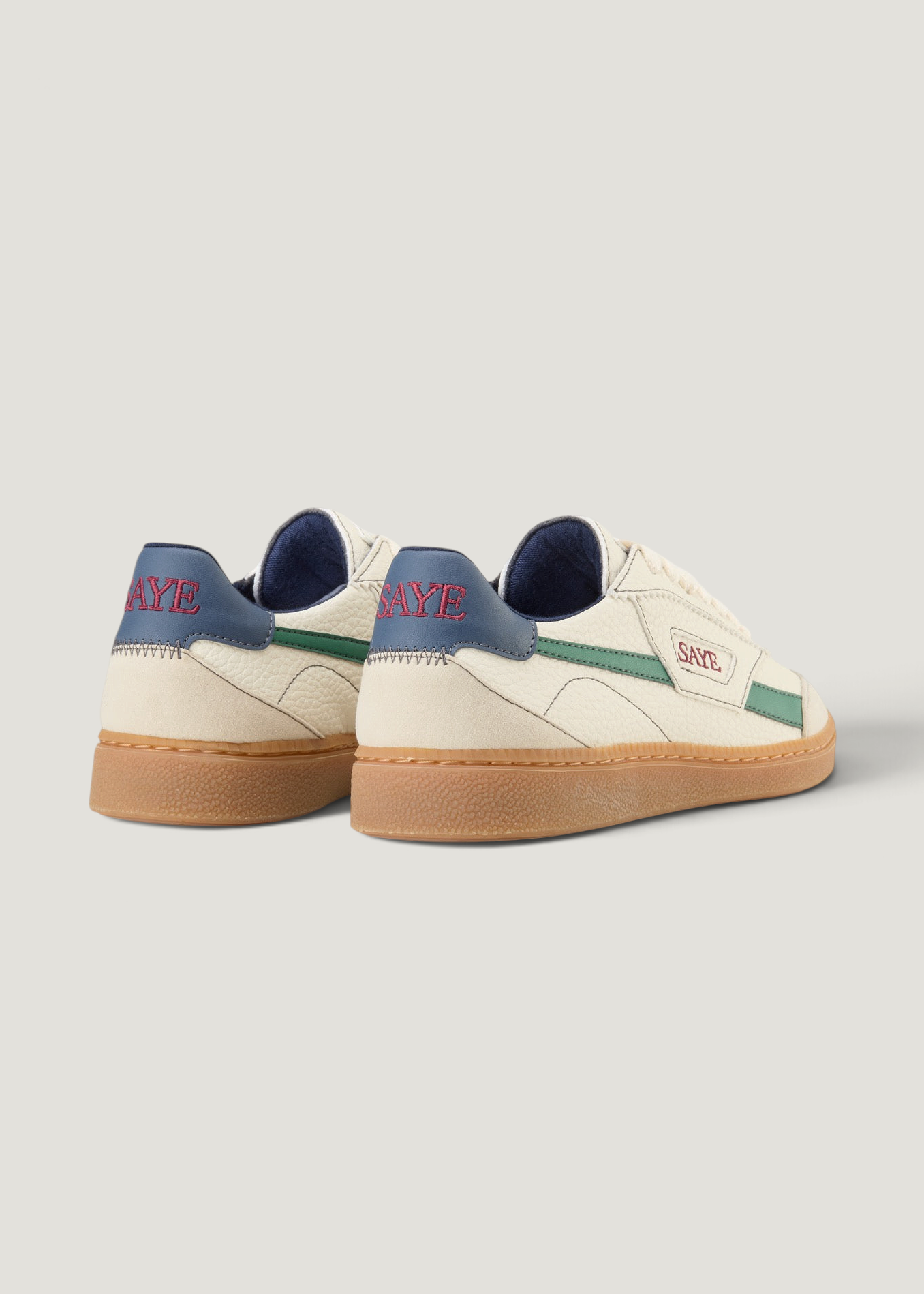 Vegane Sneaker | Beige und Blau "M70 soul lignify - pine & midnight", SAYE, Foto 4