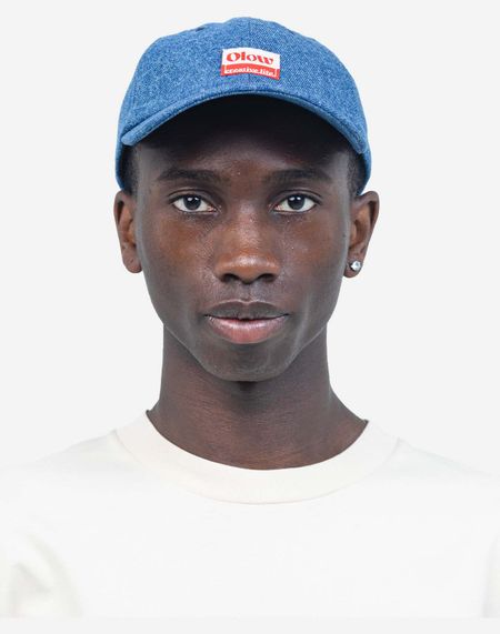 Casquette en coton bio | bleu "six panel oldy"