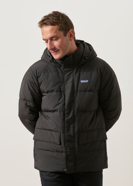 Parka à capuche en matières recyclées | noir "Sisar down hoody jkt - blk", Patagonia