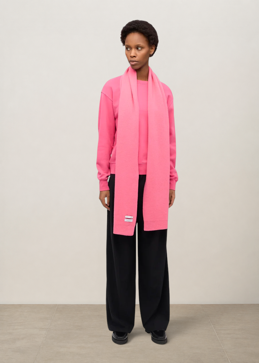Écharpe en laine mérinos recyclée | rose "Merino wool scarf - bubblegum pink", Colorful Standard, photo 2