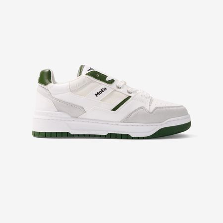 Baskets vegan en matière végétale | vert "gen2 cactus white & green" - Moea