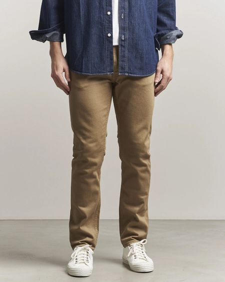 Jean droit en coton bio | camel "gritty jackson everlion" - Nudie Jeans