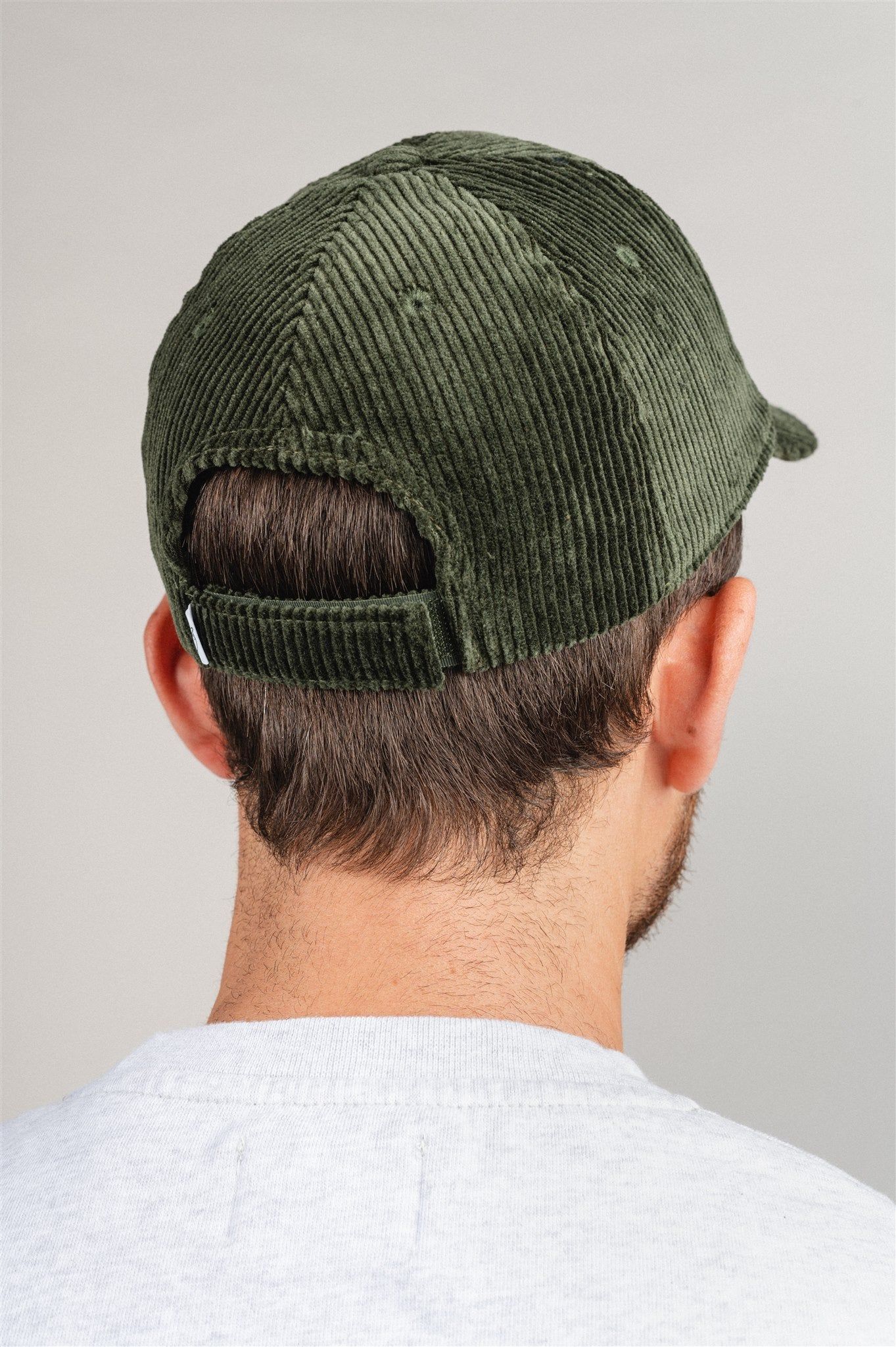Casquette verte en velours de coton bio - forrest night, Knowledge Cotton Apparel, photo 3