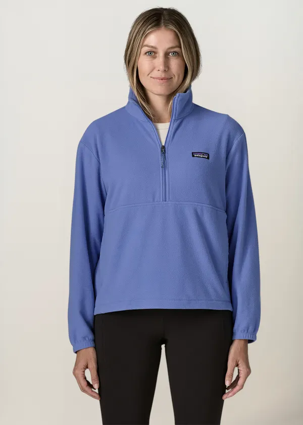 Polaire fine en matières recyclées | bleu "Micro d 1/2 zip fleece p/o - dvbl", Patagonia