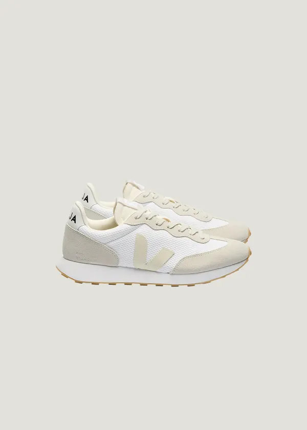 Baskets en mesh recyclé | blanc et beige "rio branco ii - white pierre", Veja