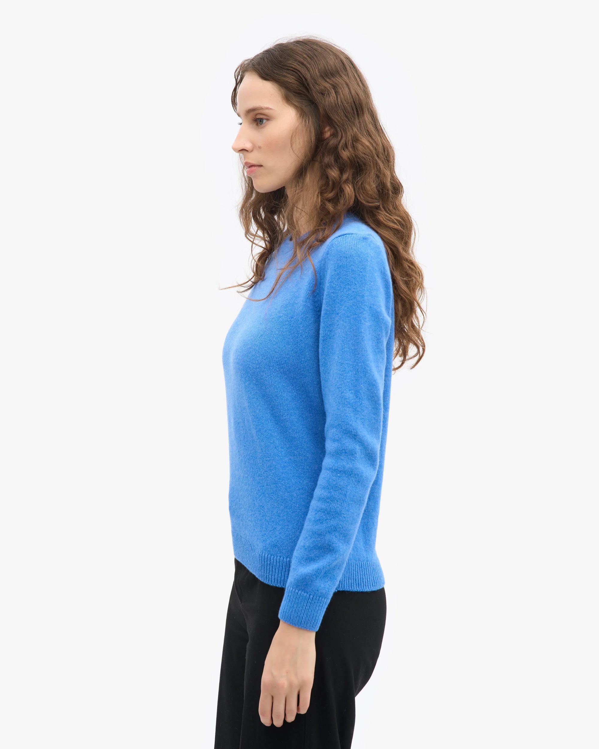 Pull en laine mérinos recyclée | bleu "pacific blue", Colorful Standard, photo 4