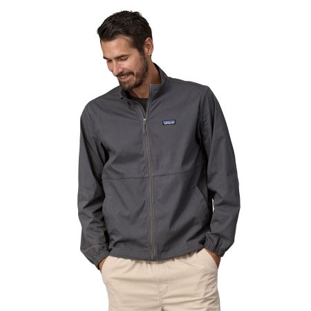 Coupe-vent en coton bio et nylon recyclé | gris "nomader jkt - forge grey"