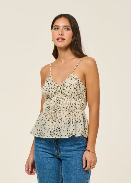 Top en coton bio | ebur - dalmatian dots - Jan'n June
