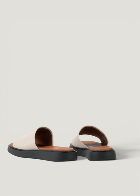 Sandales en cuir certifié | blanc "connie off white", Vagabond, photo 2