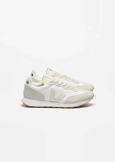 Sneaker aus recyceltem Mesh | weiß und beige "rio branco ii - white pierre", Veja, Foto 1