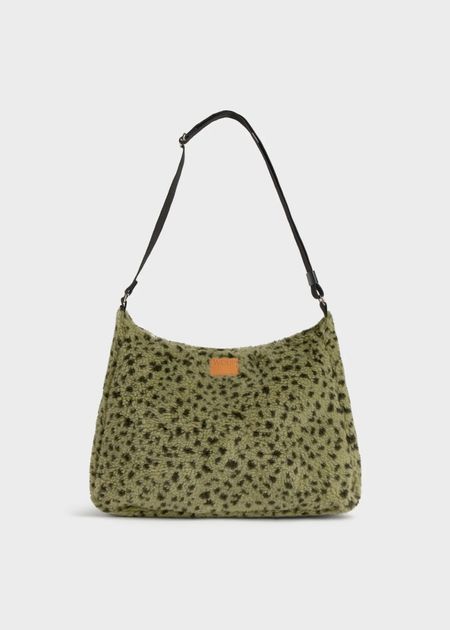 Sac épaule en matières recyclées | vert "olivia hobo bag - olivia"