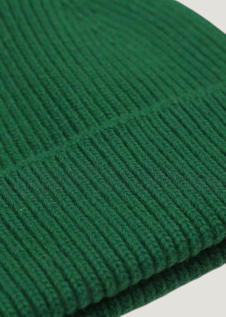 Bonnet en laine mérinos recyclée | vert "merino wool beanie - kelly green", Colorful Standard, photo 2