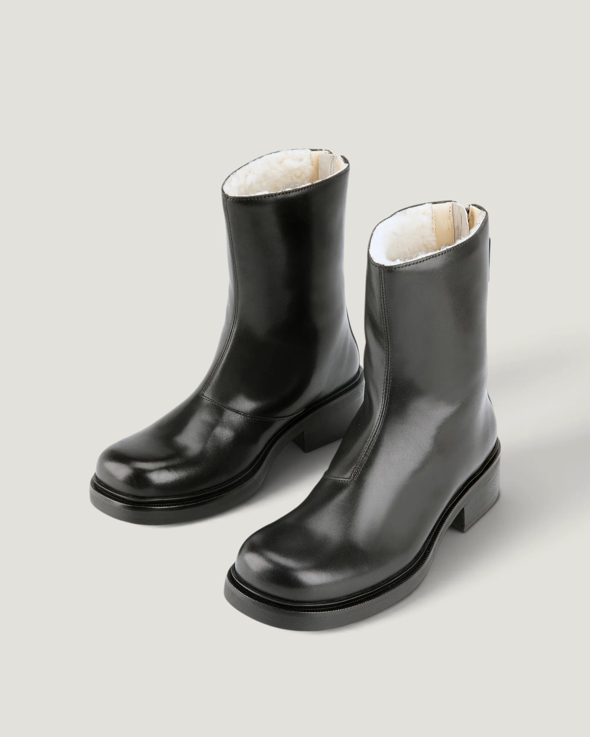 Bottines en cuir doublées | noir "Karlie", Vagabond, photo 2