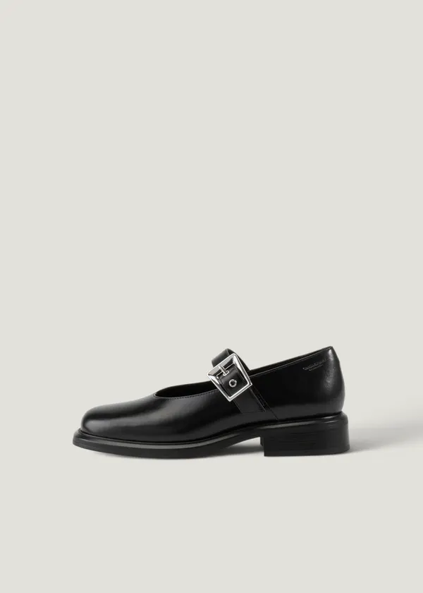Chaussures type Mary Jane en cuir certifié | noir "Ellis black", Vagabond