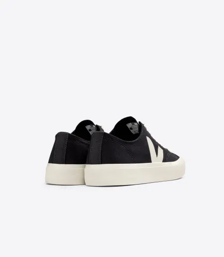 Baskets basses en coton bio | noir "wata ii low canvas black pierre", Veja, photo 4