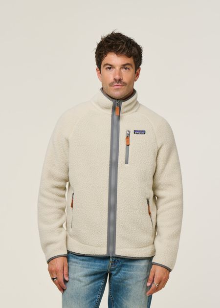 Veste polaire en matière recyclée | écru "retro pile jkt - plcn" - Patagonia