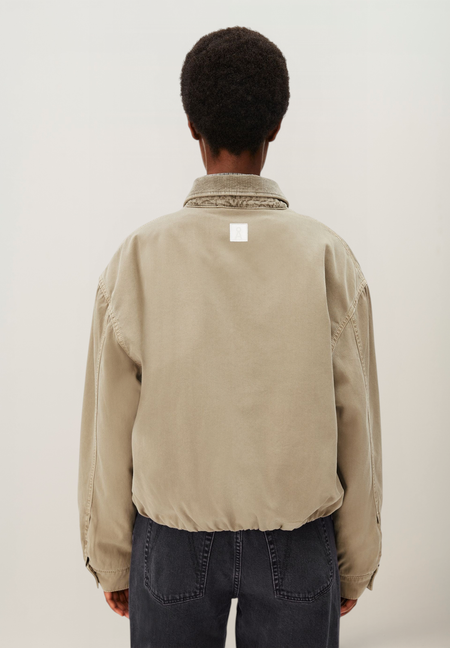 Veste en coton bio | vert "Padded cotton iconic å jacket - light sage", Armedangels, photo 4