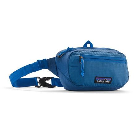 Banane en matière recyclée | bleu "ultralight black hole mini hip pack vessel blue"