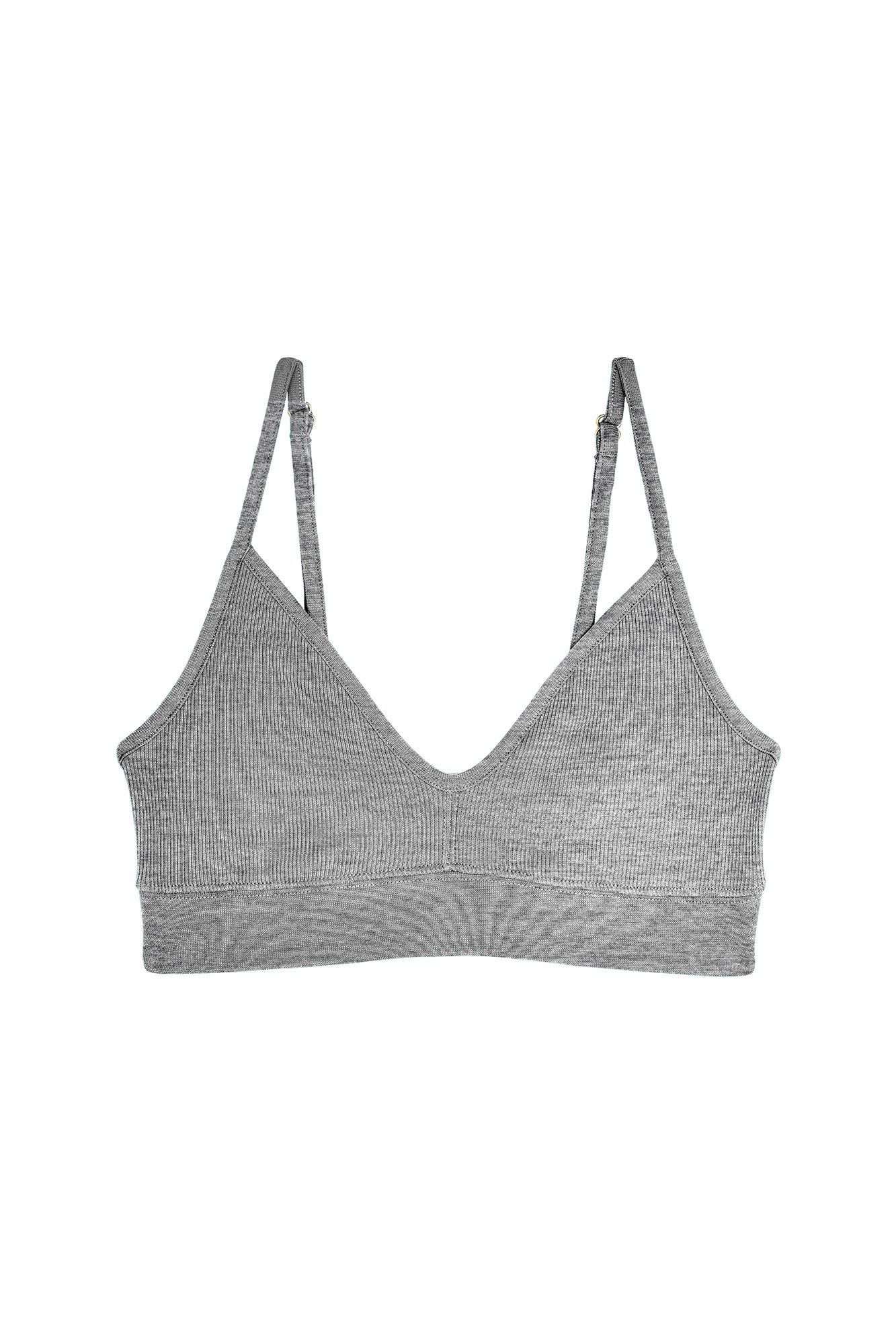 Brassière coton bio | gris chiné, We Are Jolies, photo 4
