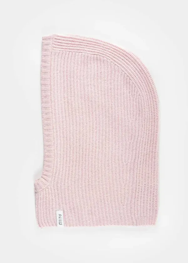 Cagoule en cachemire recyclé | rose "marika - rosa blush", Rifò