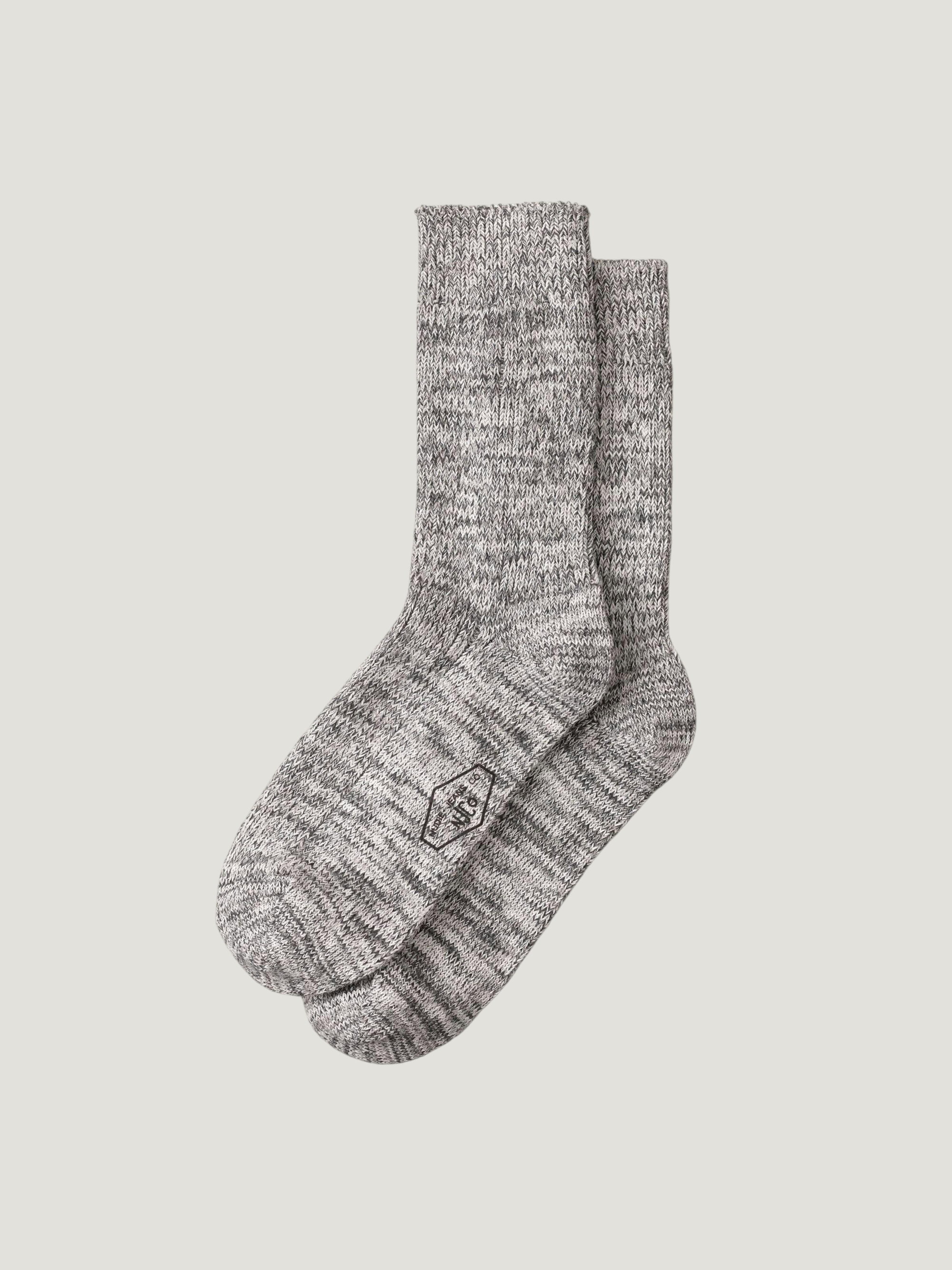 Chaussettes épaisses en matières recyclées | gris "chunky socks greymelange", Nudie Jeans, photo 1