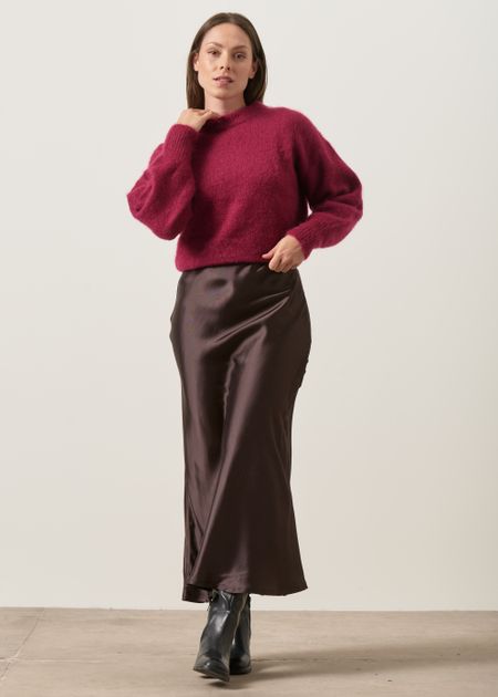 Pull en mohair certifié | aubergine "sérena", WeDressFair, photo 7