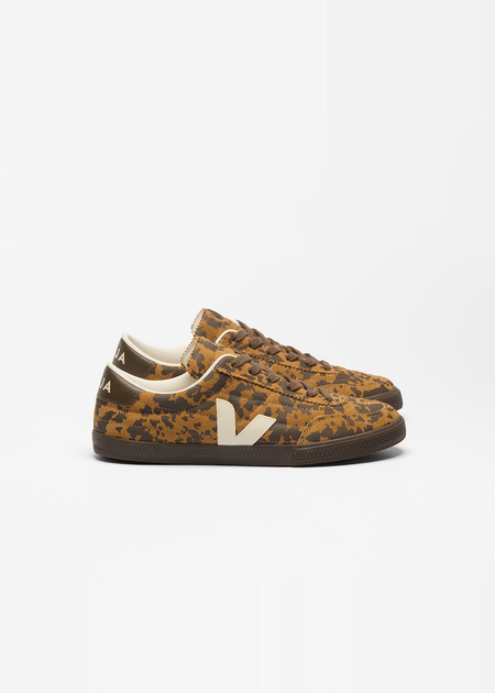 Baskets en cuir suède | marron "Panenka suede - camel-wild-country"