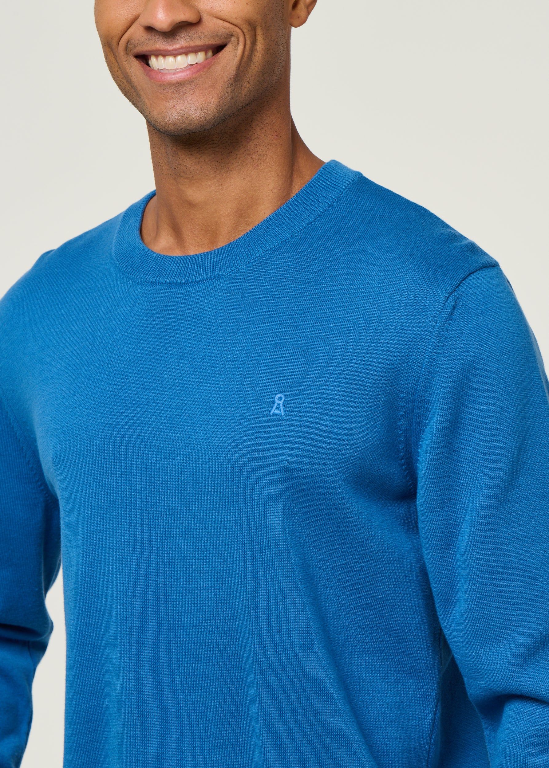 Pullover aus Bio-Baumwolle | Blau "loukaa knit sweater - dark morning", Armedangels, Foto 2