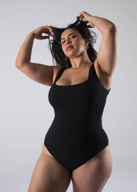 Body aus Bio-Baumwolle | Schwarz "emma noir ebène", Mina Storm, Foto 3