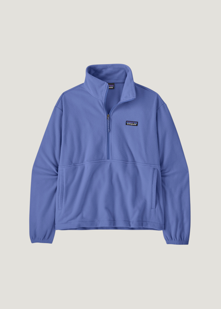 Dünner Fleecepullover aus recycelten Materialien | Blau "Micro d 1/2 zip fleece p/o - dvbl", Patagonia, Foto 4