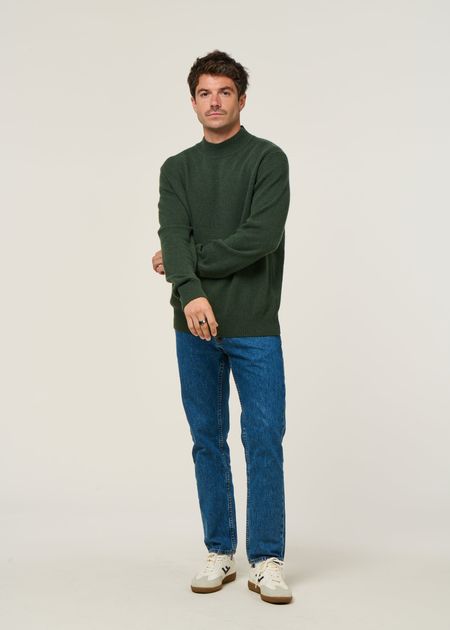Pullover aus recyceltem Kaschmir | Grün "clemente - verde muschio", Rifò, Foto 4