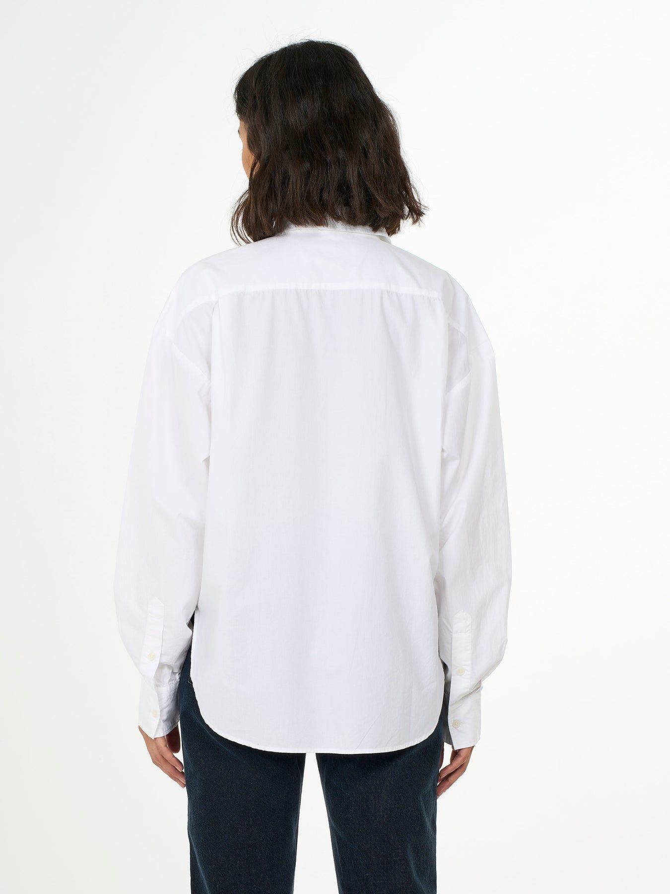 Chemise popeline en coton bio | blanc "poplin shirt bright white", Knowledge Cotton Apparel, photo 2