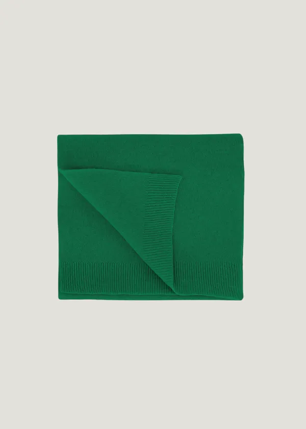 Écharpe en laine mérinos recyclée | vert "Merino wool scarf - kelly green", Colorful Standard